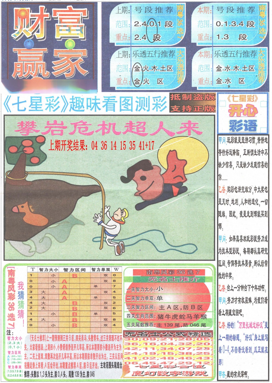 082期七星彩图(高清)[图]